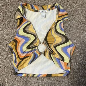 Rue 21 Groovy Crop Top - Size S